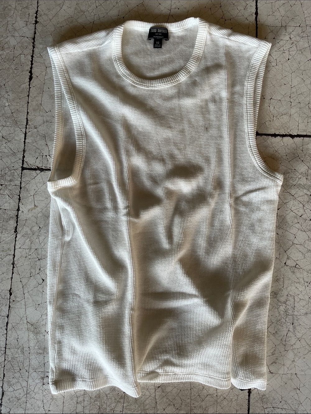 Todd Snyder Waffle Knit Tank